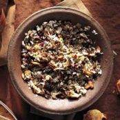 Wild Rice and Mushroom Pilaf with Cranberries