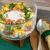 Simple Seven-Layer Potato Salad