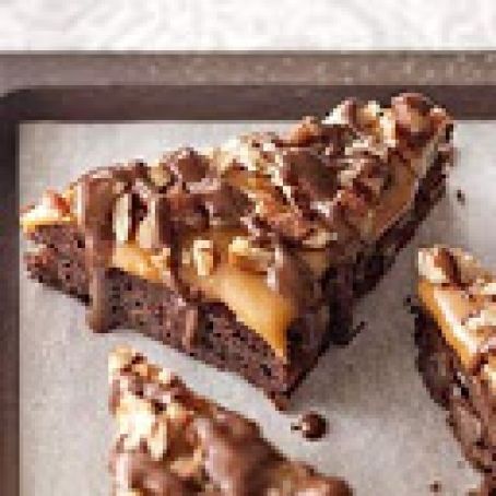 Fudge Ripple Turtle Brownies