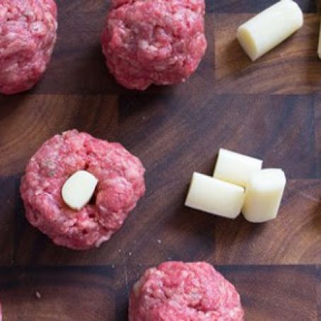 Cheesy slowcooker meatballs