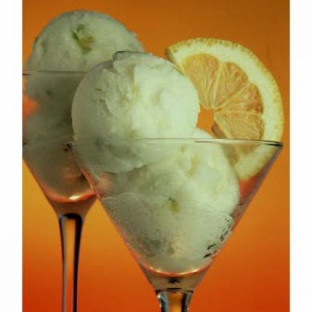Fresh Lemon Sherbet
