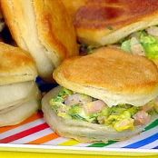 Miss Leslie's Ham Salad on Biscuits