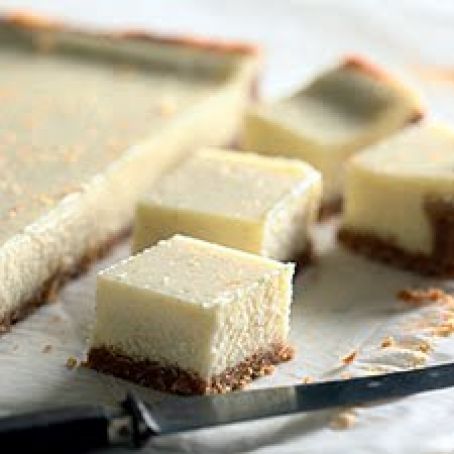 Vanilla Bean Cheesecake Bars