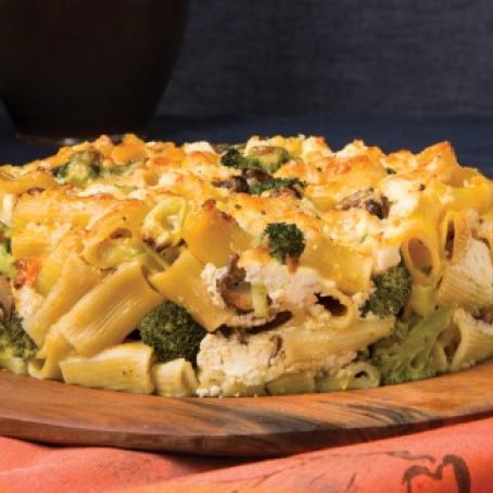 Rigatoni Torte with Ricotta and Fall Vegetables