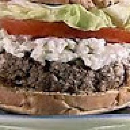 Bleu Cheese and Bacon Burgers