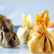 Delicate Raw Fruit Crepes with Chocolate Brownie Filling