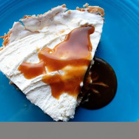 Ice Cream Pie with Easy Caramel Sauce