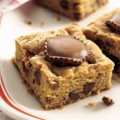 Chocolate-Stuffed Peanut Butter Brownies