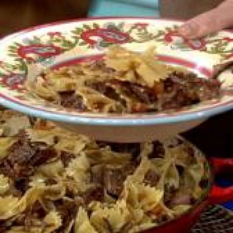 Beef Short Ribs with Farfalle