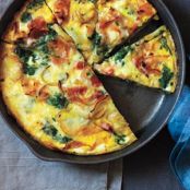 Potato, Ham and Spinach Frittata