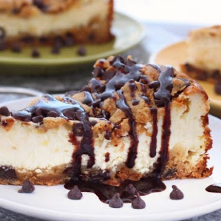 Chocolate Chip Cookie Dough Cheesecake