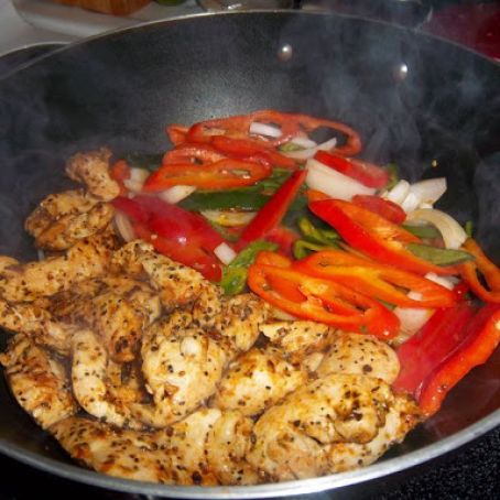 Lemon Pepper Chicken Fajitas