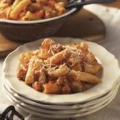 Ziti with Sausage-Baked
