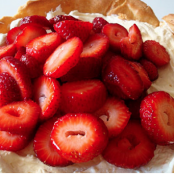 Strawberry Cream Puff Cake