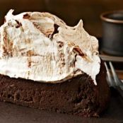 Towering Flourless Chocolate Cake