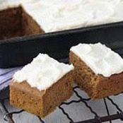 Pumpkin Spice Frosted Snack Bars