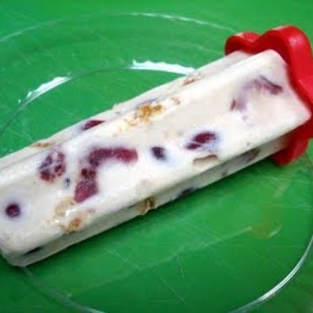 Cherry Cheesecake Pops