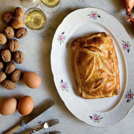 Ham & Cheese Puff Pastry Tart