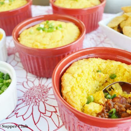 Chili Cheese Dog Pot Pies