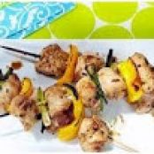 Mustard-Rosemary Chicken Skewers