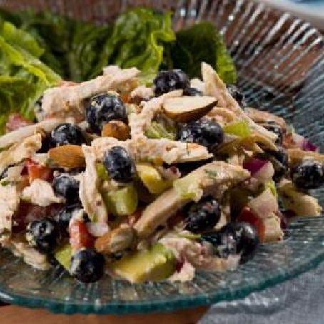Blueberry Chicken Salad with Almonds