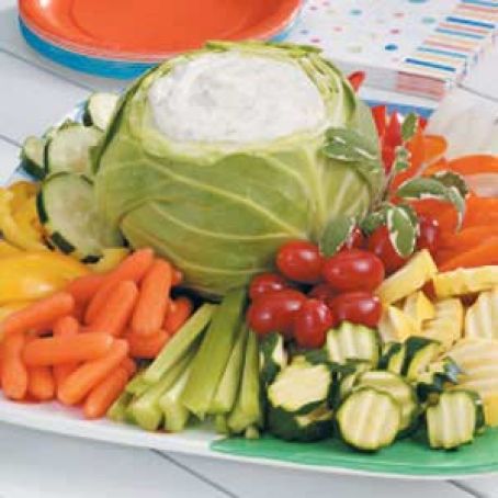 Appetizers: Healthier Ranch Yogurt Dip