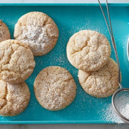 Vanilla Bean Sugar Cookie Crinkles