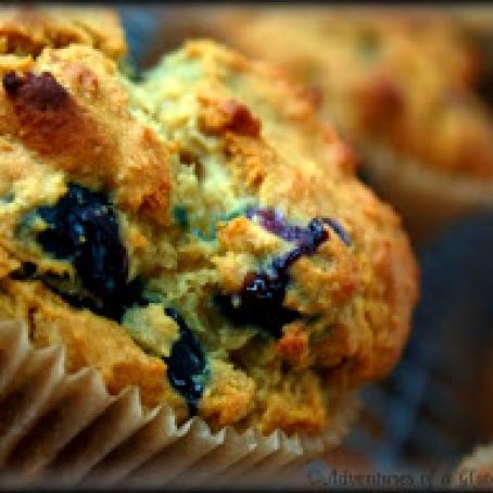 KNEE SLAPPIN’ GOOD BLUEBERRY MUFFINS