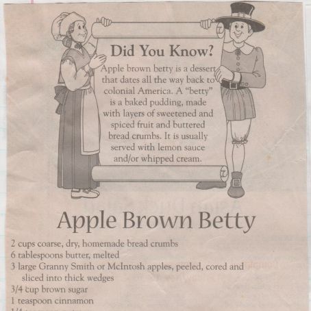 Apple Brown Betty