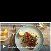 Pan Roasted Fish Fillets with Herbed Butter