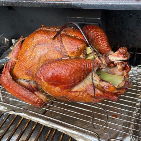 Pellet Grill Smoked Thanksgiving Turkey