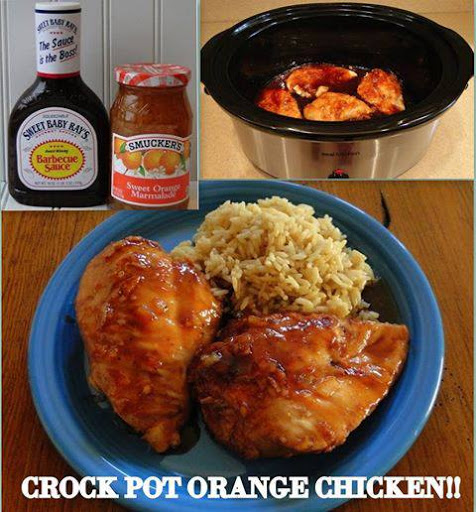 Easy Crock Pot Orange Peach Chicken Recipe 3 9 5