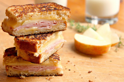 Grilled Gouda, Ham, and Apple Sandwich Recipe - (4.5/5)_image