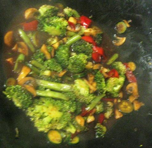 Broccoli, Mushroom & Red Peppers in Black Bean Garlic Sauce Recipe - (4.4/5)_image