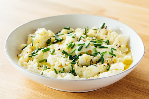 5-Minute Garlic & Sour Cream Mashed Cauliflower Recipe - (4.3/5)_image
