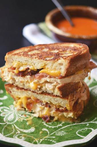 Image for CHICKEN BACON & CHEESE SANDWICH.