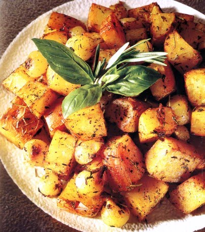 Roasted Potatoes and Pearl Onions Recipe image