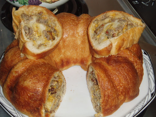 Sausage Cheese Bread Roll Recipe - (4.5/5) image