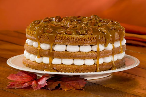 Pumpkin Pecan Praline Torte Recipe - (4.7/5)_image
