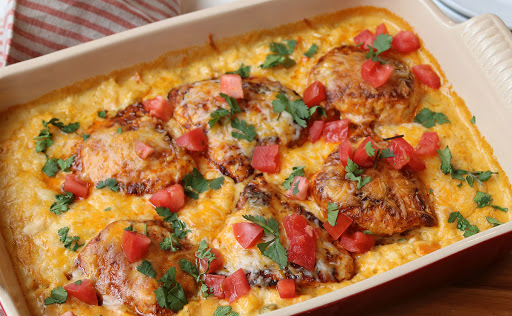 Smothered Chicken Queso Casserole Recipe - (4/5)