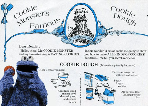 Cookie Monster's Famous Sugar Cookie Dough Recipe - (3.9/5)_image