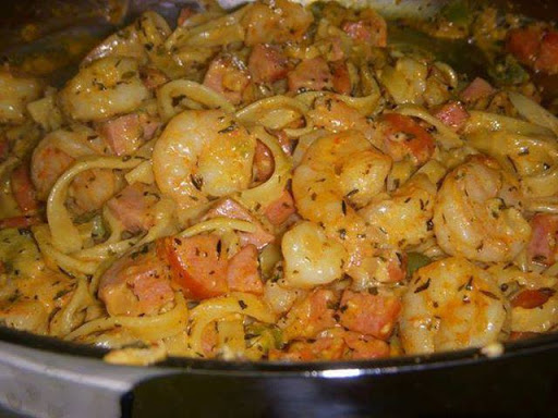 Cajun Shrimp Sausage Pasta Recipe