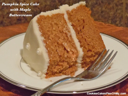 Pumpkin Spice Cake with Maple Buttercream Recipe - (4.5/5)_image