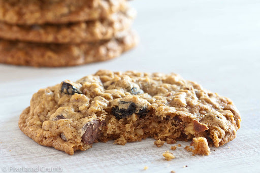 Chocolate-Chunk Oatmeal Cookies with Pecans and Dried Cherries From America's Test Kitchen Recipe - (4.3/5)_image
