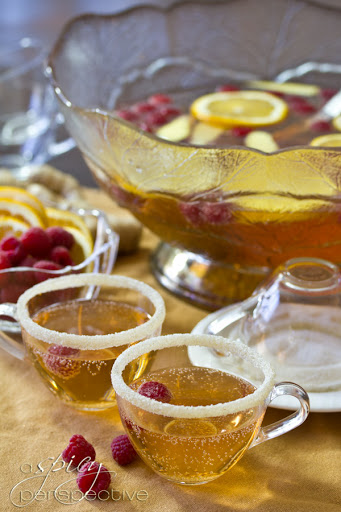Champagne Punch with Raspberry & Orange Liqueur Recipe - (4.2/5) image