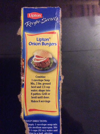 Lipton Onion Burgers Recipe - (2.9/5) image