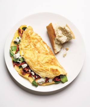 Spinach, Feta, & Sun-Dried Tomato Omelet Recipe - (4.7/5)_image
