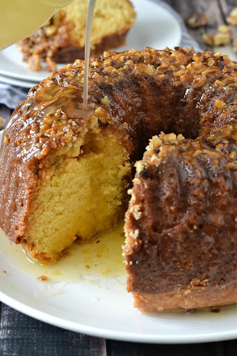 Rum Cake with Butter Rum Glaze Recipe - (4.3/5)_image