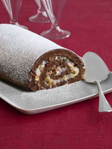 Easy German Chocolate Roll Up Cake Recipe - (4/5)_image