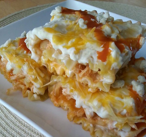 Buffalo Chicken Lasagna Roll Ups Recipe 4 5 5